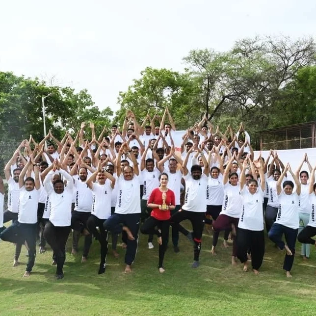 Yoga trainer Mehek Desai advocating a balanced lifestyle through yoga, mindfulness, and wellness practices for professionals in Ahmedabad.