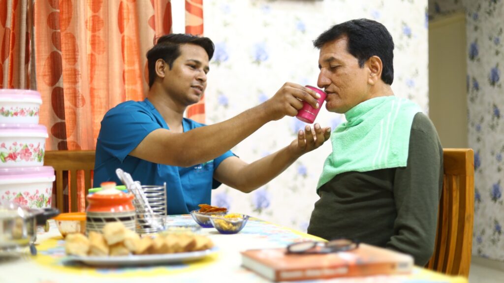Home healthcare professionals supporting Ahmedabad families