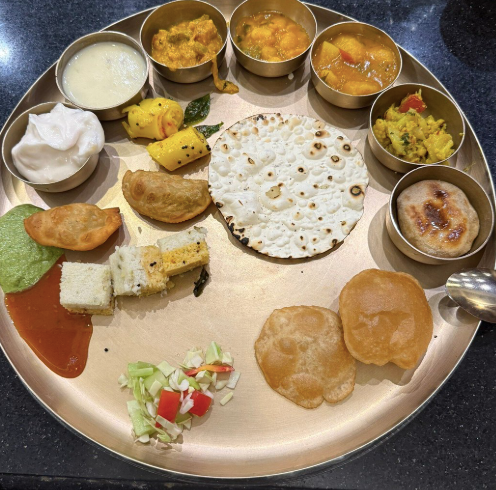 Authentic unlimited Gujarati thali at Gordhan Thal on SG Highway, Ahmedabad